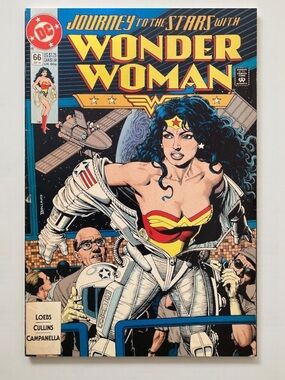 Wonder Woman #66 DC Comic 1992 Journey to the Stars Vintage Comic Book VF